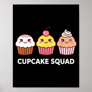 Cupcake Costume For Men Women Girl Baking Cupcake Poster