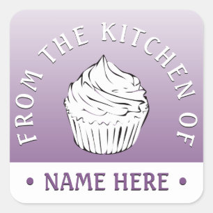 cupcake curls from the kitchen of stickers