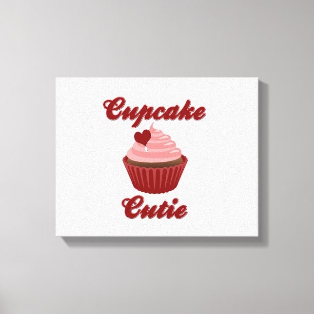 Cupcake Cutie Canvas Print (Front)