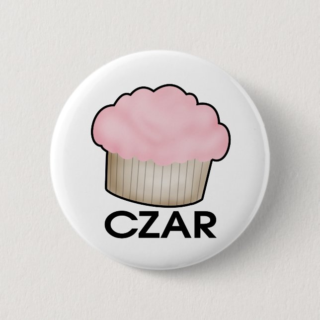 Cupcake Czar 6 Cm Round Badge (Front)