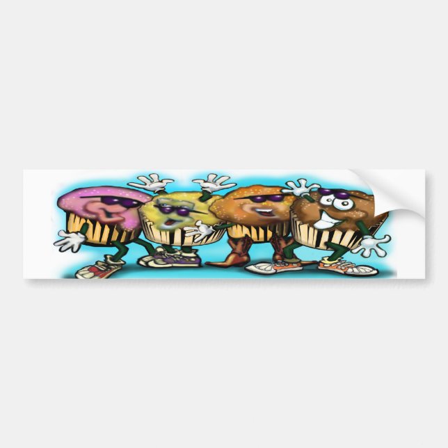 CupCake Dance Bumper Sticker (Front)