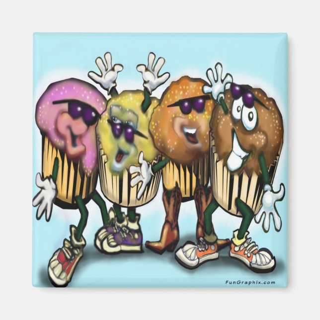 CupCake Dance Magnet (Front)