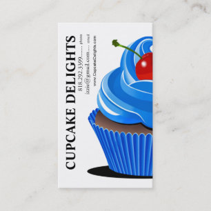 Cupcake Delights - Confections Desserts Pastries Business Card
