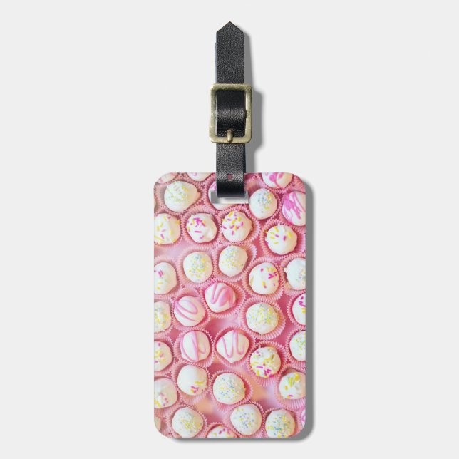 Cupcake Delights Luggage Tag (Front Vertical)
