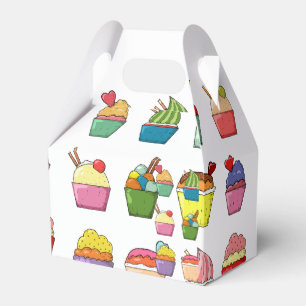 Cupcake Design Party Favour Box