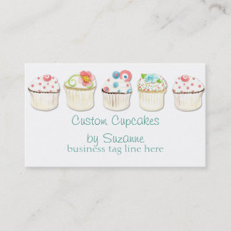 Cupcake Dessert Baking Bakery Business Identity Card
