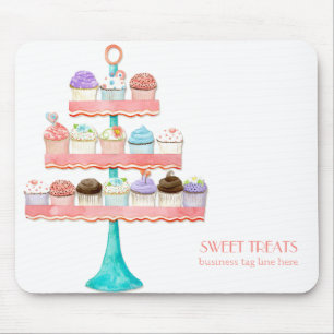 Cupcake Dessert Baking Bakery Business Package Mouse Pad