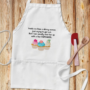 Cupcake Diet Humour Apron