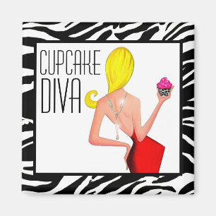 "Cupcake DIVA" Magnet
