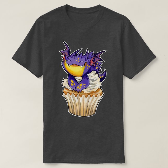 Cupcake dragon lemon lavender squish T-Shirt (Design Front)