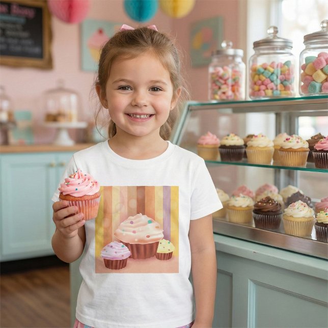 Cupcake Fantasy Colourful Sweet Treats  T-Shirt (Creator Uploaded)