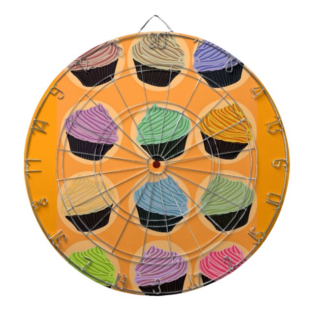 Cupcake Flavours Dartboard (Front)