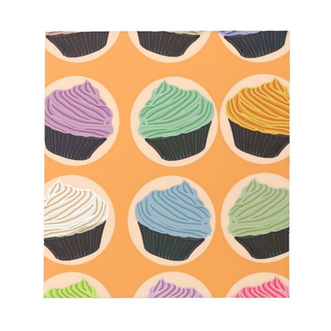 Cupcake Flavours Notepad (Front)