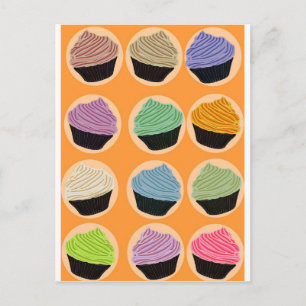Cupcake Flavours Postcard