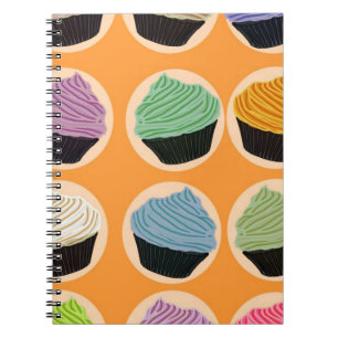 Cupcake Flavours Spiral Notebook