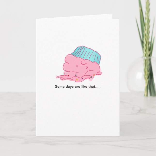 Cupcake Get Well / encouragement Card (Front)