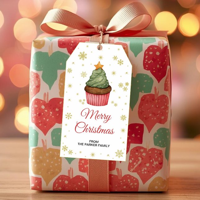 Cupcake gift tags, Christmas favour tags (Creator Uploaded)