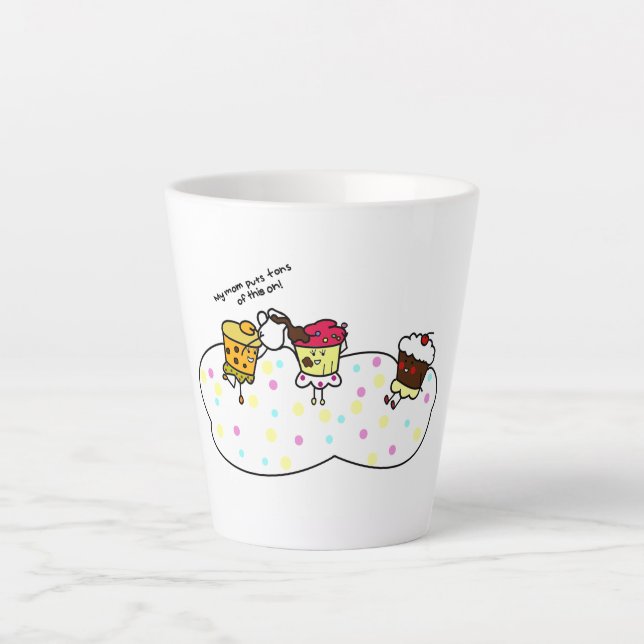 Cupcake Girls latte Cup (Front)