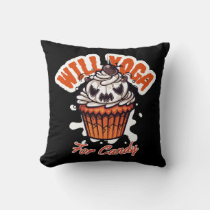 Cupcake Halloween idea for Moms Yoga Cushion