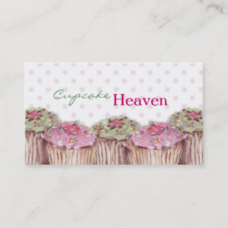 Cupcake Heaven Chic Business Cards