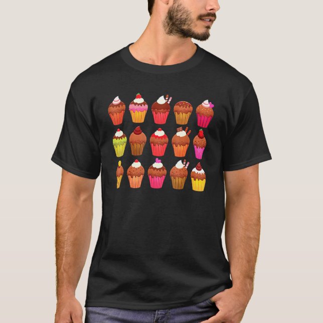 Cupcake I Love Cupcakes Baking T-Shirt (Front)