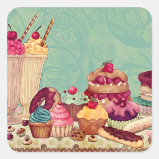 Cupcake & Ice Cream Patisserie Gift Tags