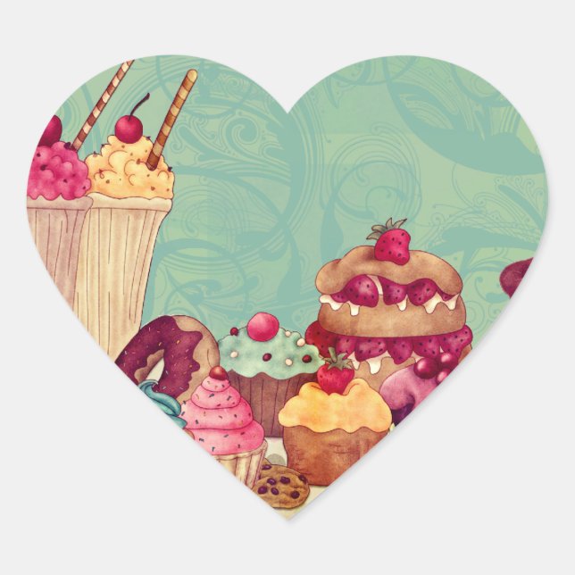 Cupcake & Ice Cream Patisserie Gift Tags (Front)