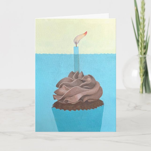 Cupcake in Water #2 Card (Front)