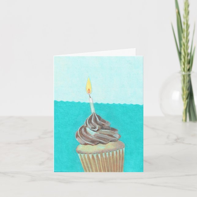 Cupcake in Water Card (Front)