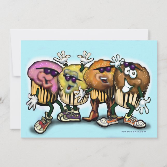 CupCake Invitation (Front)