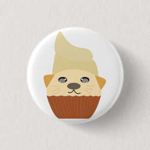 Cupcake Katty 3 Cm Round Badge
