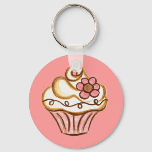 Cupcake Keychain