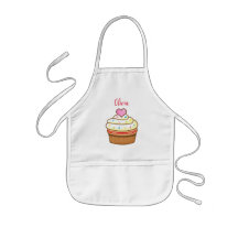 Cupcake Kids NAME baking apron cooking club
