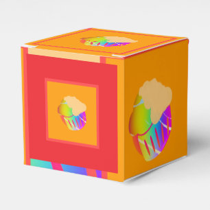 Cupcake Kids Party Favour Box