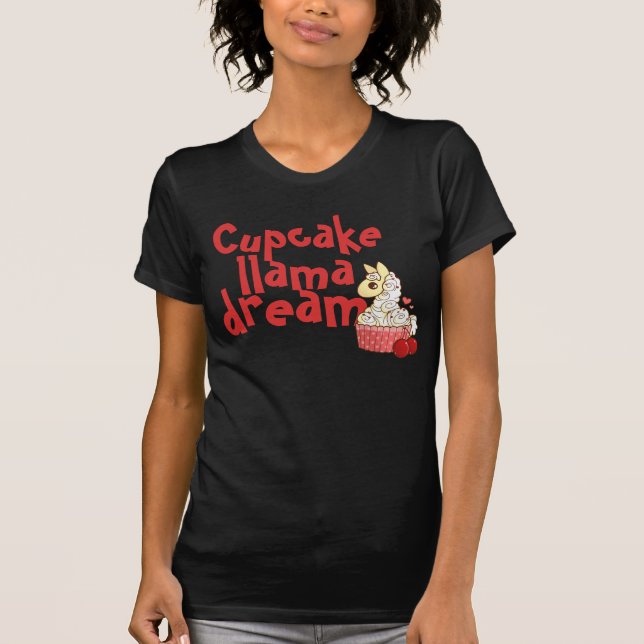 Cupcake Llama Pajama Top (Front)