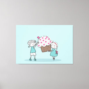 Cupcake Love Canvas Print