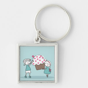 Cupcake Love Key Ring
