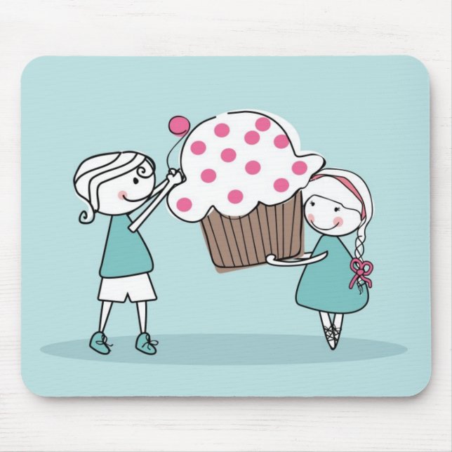 Cupcake Love Mouse Pad (Front)