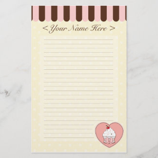 Cupcake Love Stationery