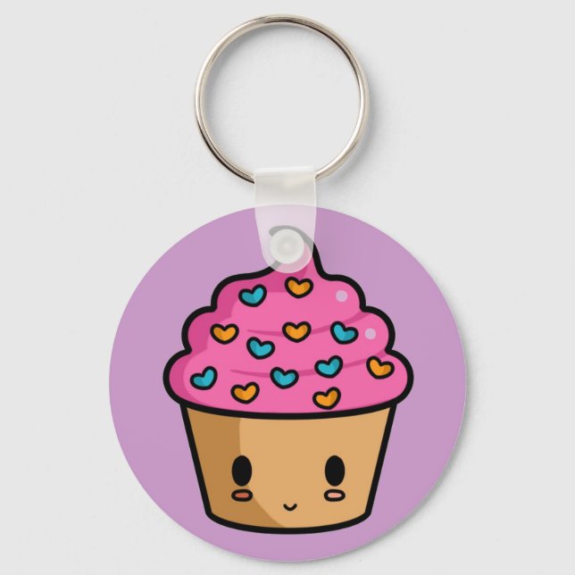 Cupcake Lover Keychain (Front)