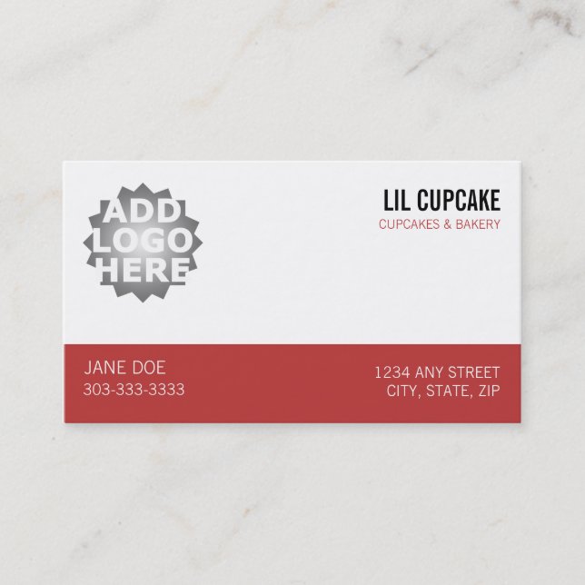 Cupcake Loyalty Business Card (Front)