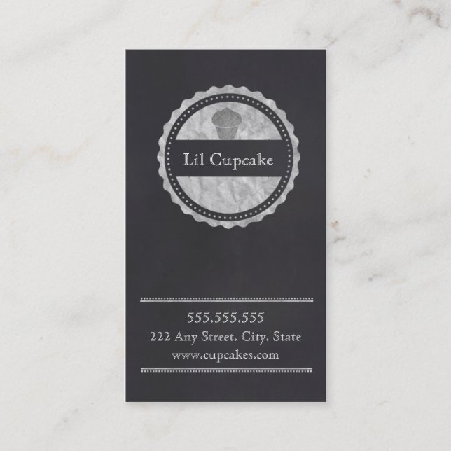 Cupcake Loyalty Business Card (Front)