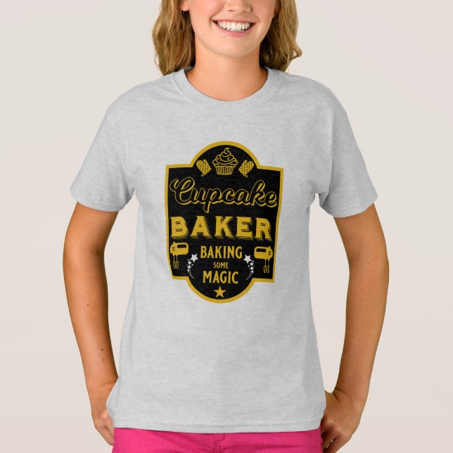 Cupcake Master Baker T-Shirt (Front)