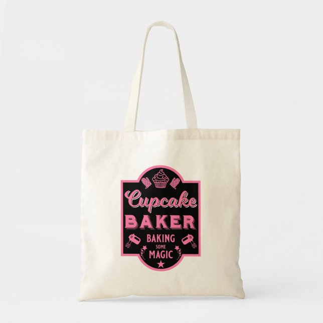 Cupcake Master Baker Tote Bag (Front)