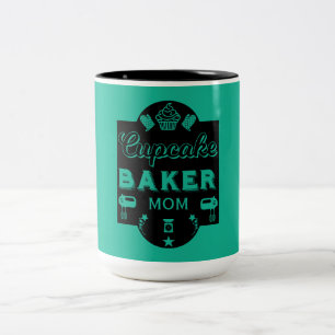 Cupcake Master Baker Two-Tone Coffee Mug