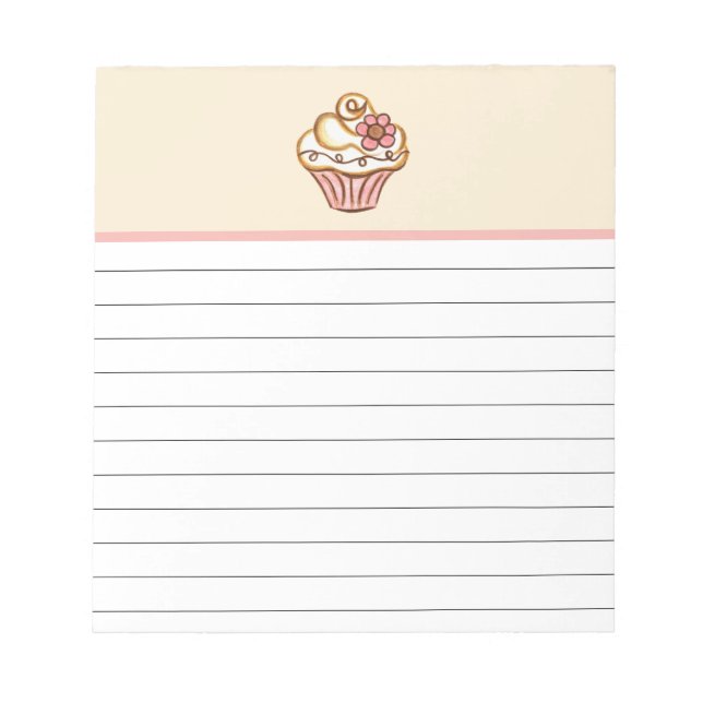 Cupcake Notepad (Front)