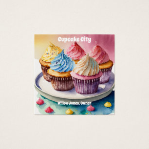 Cupcake or Bakery Business Card