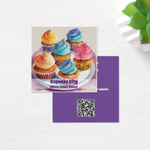 Cupcake or Bakery Business Card