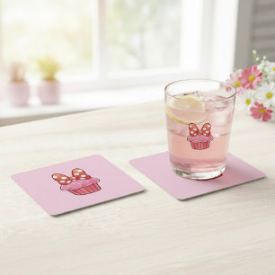 Cupcake Paper Coaster
