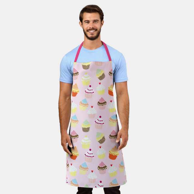 Cupcake Party Apron (Worn)